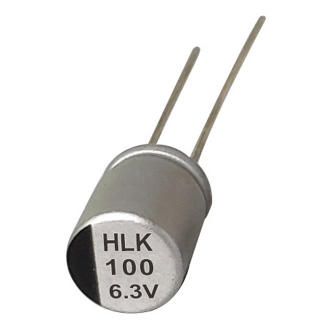 HLK 120 ° C 고온, 낮은 ESR 방사형 폴리머 알루미늄 전해 커패시터 HLK 120 ° C 고온, 낮은 ESR 방사형 폴리머 알루미늄 전해 커패시터